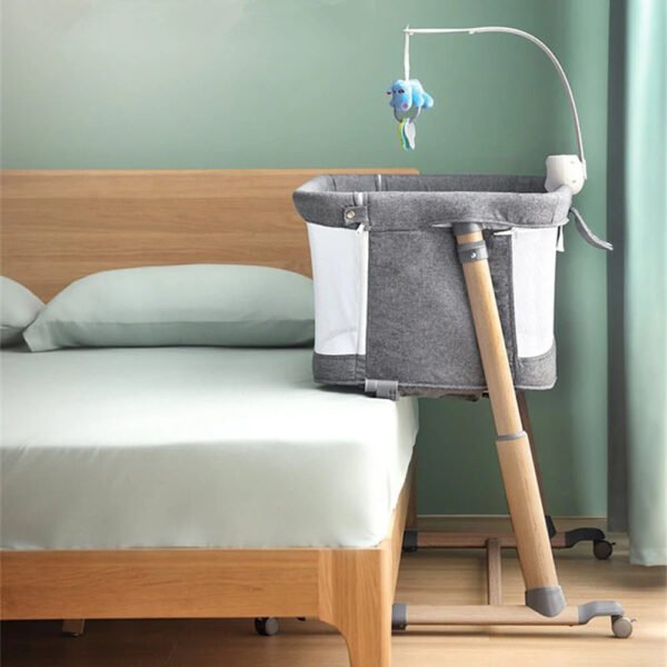 Zazee Baby Swim Float Canopy Adjustable Bedside Baby Crib - Image 3